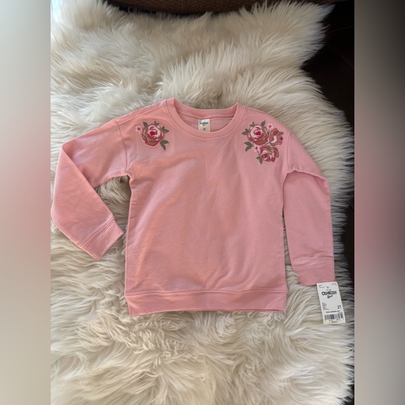 OshKosh B'gosh Other - OshKosh B'gosh Pink Floral Sweatshirt